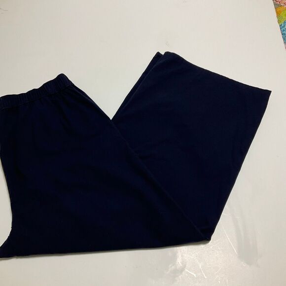 Banana Republic Wide Leg Crop. High tie waist. Navy. Small - Picture 10 of 16